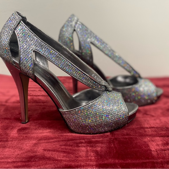 Enzo Angiolini silver shoes Eavances size 8 - Picture 3 of 11